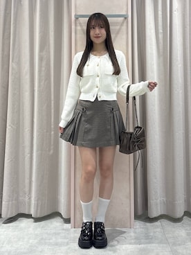 「Heather（ヘザー）のアイテム（バッグ）」を使った、sakikaさん（レディース・163cm）の春コーディネート