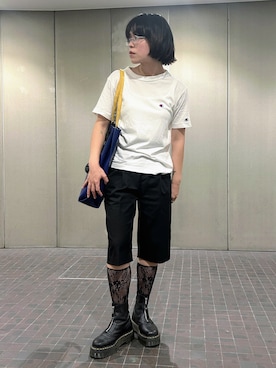 「Champion（チャンピオン）のアイテム」を使った、ｋａｋｋｏさん（レディース・164cm）の秋コーディネート