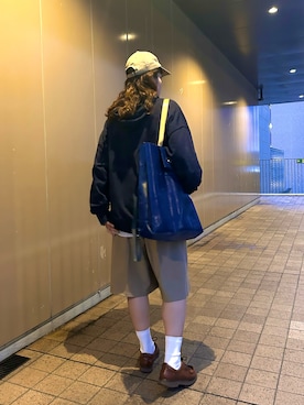 「GAP（ギャップ）のアイテム（トップス）」を使った、かなこさん（レディース・164cm）の春コーディネート