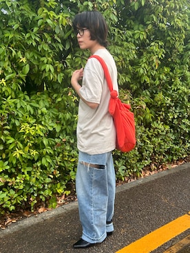 「JINS（ジンズ）のアイテム」を使った、ｋａｋｋｏさん（レディース・164cm）の夏コーディネート