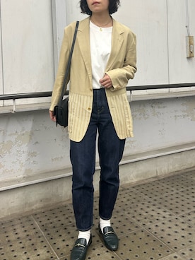 「LACOSTE（ラコステ）のアイテム」を使った、ｋａｋｋｏさん（レディース・164cm）の秋コーディネート