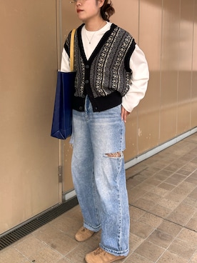 かなこさん（レディース・164cm）の春コーディネート