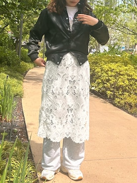 「GOOD ROCK SPEED（グッドロックスピード）のアイテム」を使った、かなこさん（レディース・164cm）の春コーディネート