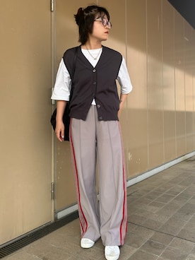 「JINS（ジンズ）のアイテム」を使った、ｋａｋｋｏさん（レディース・164cm）の春コーディネート