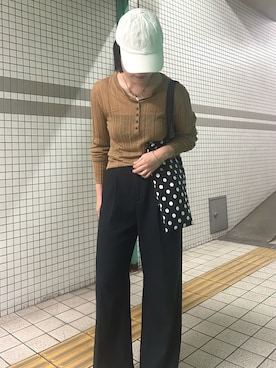 「H&M（エイチ・アンド・エム）のアイテム（トップス）」を使った、ｋａｋｋｏさん（レディース・164cm）の秋コーディネート