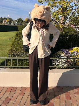 「STYLEMIXER（スタイルミキサー）のアイテム」を使った、かなこさん（レディース・164cm）の春コーディネート