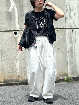 「JINS（ジンズ）のアイテム」を使った、ｋａｋｋｏさん（レディース・164cm）の夏コーディネート