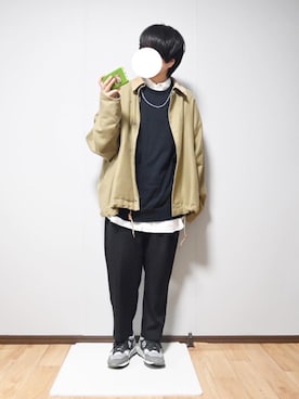 「Graphpaper（グラフペーパー）のアイテム（その他）」を使った、あちょんさん（レディース・158cm）の冬コーディネート