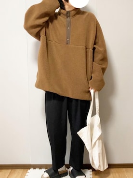 「Graphpaper（グラフペーパー）のアイテム（ジャケット/アウター）」を使った、あちょんさん（レディース・158cm）の秋コーディネート