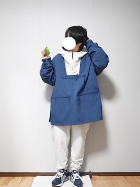 「UNTRACE（アントレース）のアイテム」を使った、あちょんさん（レディース・158cm）の春コーディネート