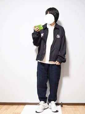 「GOLD（ゴールド）のアイテム（その他パンツ）」を使った、あちょんさん（レディース・158cm）の秋コーディネート