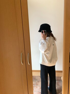 「Lee（リー）のアイテム（帽子）」を使った、yukiさん（レディース・155cm）の秋コーディネート