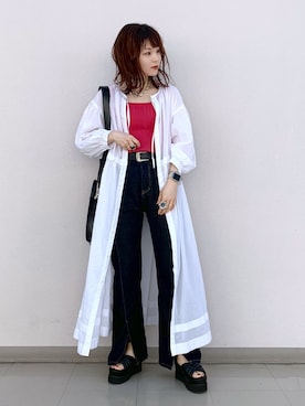 さ や こさん（レディース・154cm）の夏コーディネート