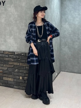 「チェック」｜さ や こさん（レディース・154cm・30代）の秋コーディネート