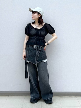 さ や こさん（レディース・154cm）の夏コーディネート