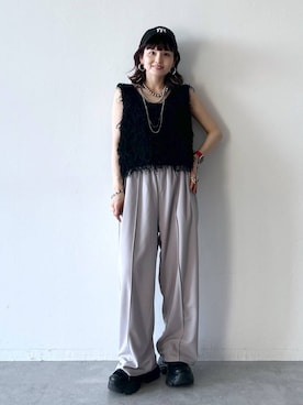 「アイテム（キャミソール）」を使った、さ や こさん（レディース・154cm・30代）の夏コーディネート