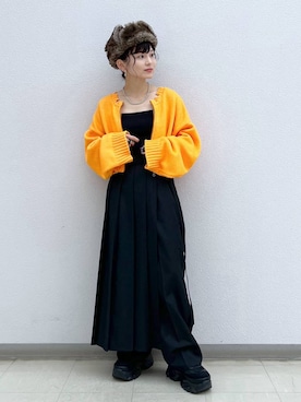 「JEANASIS（ジーナシス）のランダムアウトソールスニーカー/968688（スニーカー）」を使った、さ や こさん（レディース・154cm）の冬コーディネート