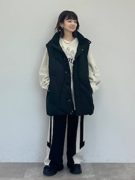 「JEANASIS（ジーナシス）のランダムアウトソールスニーカー/968688（スニーカー）」を使った、さ や こさん（レディース・155cm）の秋コーディネート