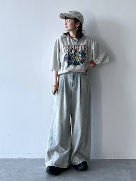 「アイテム（ネックレス）」を使った、さ や こさん（レディース・154cm・30代）の夏コーディネート