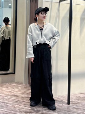 「ソフトエレガント_PAGEBOY」｜「アイテム（その他）」を使った、さ や こさん（レディース・154cm）の冬コーディネート