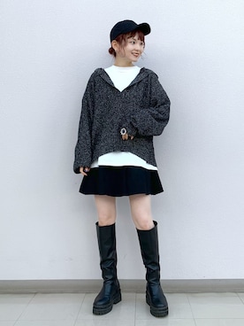 さ や こさん（レディース・154cm）の冬コーディネート