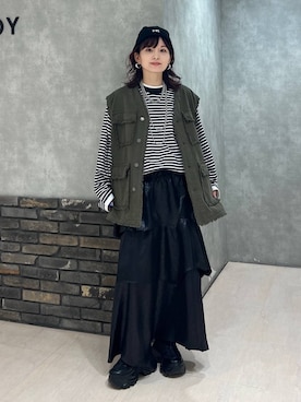 「アイテム（ジャケット/アウター）」を使った、さ や こさん（レディース・154cm・30代）の秋コーディネート