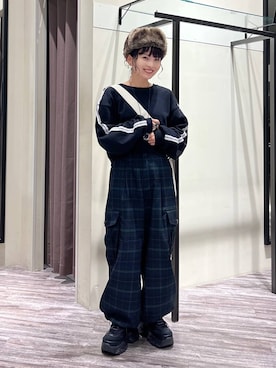 「JEANASIS（ジーナシス）のランダムアウトソールスニーカー/968688（スニーカー）」を使った、さ や こさん（レディース・155cm）の秋コーディネート