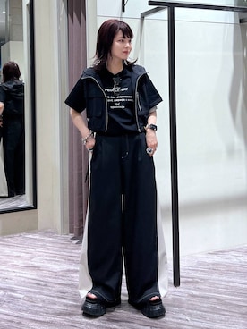 「PAGEBOY（ページボーイ）のアイテム（その他アウター）」を使った、さ や こさん（レディース・154cm）の夏コーディネート