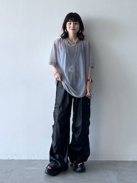 「アイテム（キャミソール）」を使った、さ や こさん（レディース・154cm・30代）の夏コーディネート