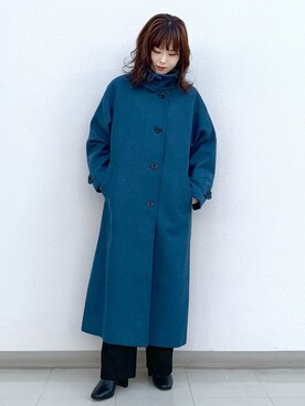 「LOWRYS FARM（ローリーズファーム）のストレッチヒールブーツ　851418（ブーツ）」を使った、さ や こさん（レディース・154cm）の冬コーディネート