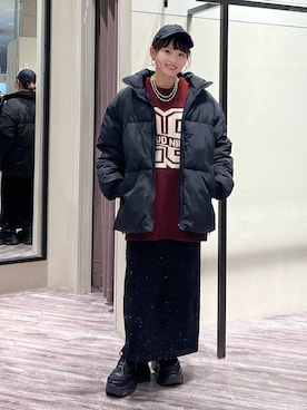 「JEANASIS（ジーナシス）のランダムアウトソールスニーカー/968688（スニーカー）」を使った、さ や こさん（レディース・155cm）の秋コーディネート