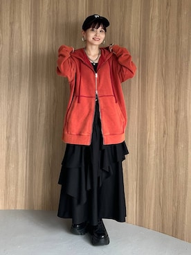 「アイテム（ネックレス）」を使った、さ や こさん（レディース・154cm・30代）の秋コーディネート