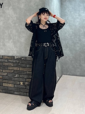 「アイテム（キャミソール）」を使った、さ や こさん（レディース・154cm・30代）の夏コーディネート
