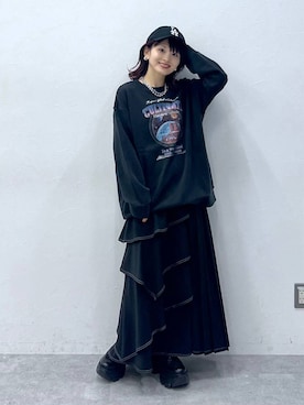 「アイテム（スウェット）」を使った、さ や こさん（レディース・154cm・30代）の秋コーディネート