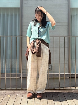 「Simplicite（サンプリシテ）のアイテム」を使った、ツムさん（レディース・159cm）の夏コーディネート