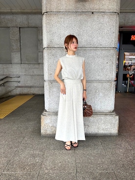 「カコバッグ」｜Rieさん（レディース・150cm）の夏コーディネート