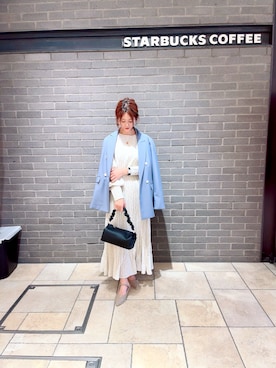 「Te chichi（テチチ）のアイテム（テーラードジャケット）」を使った、Rieさん（レディース・150cm）の春コーディネート