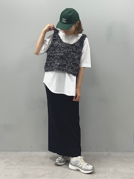 「PUAL CE CIN（ピュアルセシン）のアイテム」を使った、norico さん（骨格ナチュラル・レディース・160cm）の夏コーディネート