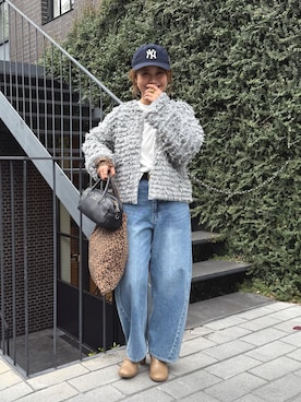 「アイテム（ハンドバッグ）」を使った、norico さん（レディース・160cm）の秋コーディネート