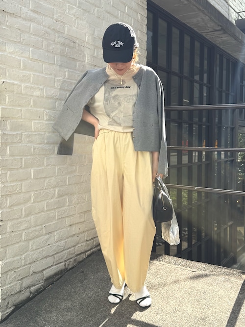 テキストアートプリントTシャツ（Tシャツ/カットソー）｜PUAL CE CIN