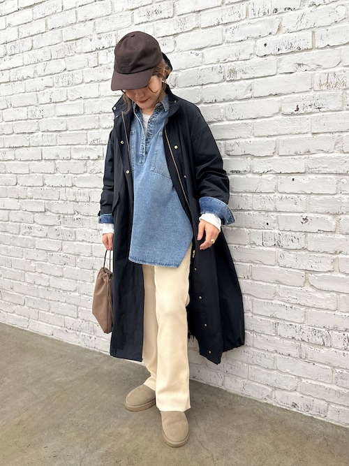 PUAL CE CIN @noricorico102企画デニムチュニックシャツ pual ce cin ブラウス シャツ 「＠noricorico102企画