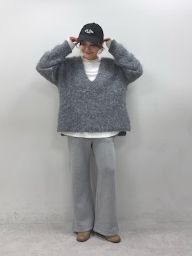 「冬コーデ」｜norico さん（レディース・160cm）の冬コーディネート