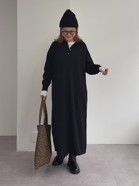 「アイテム（ワンピース/ドレス）」を使った、norico さん（レディース・160cm）の秋コーディネート