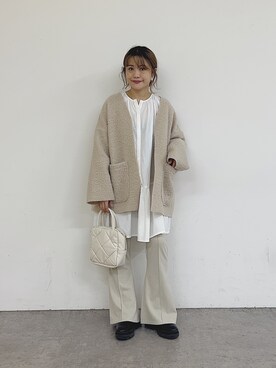 「ワントーンスタイル」｜norico さん（レディース・160cm）の秋コーディネート