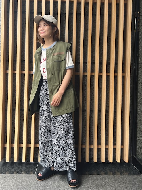 新品タグ付き　ピュアルセシン　ワイドサスペンダーパンツ ≪ヒルナンデス！で紹介≫ サスペンダー付きワイドパンツ【洗濯