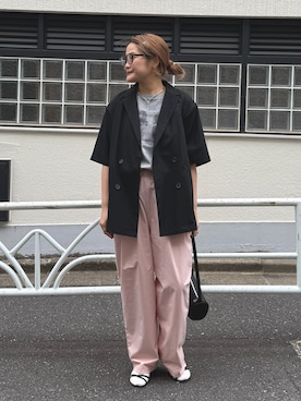 「PUAL CE CIN（ピュアルセシン）のアイテム」を使った、norico さん（レディース・160cm）の春コーディネート