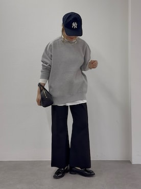 「アイテム（スウェット）」を使った、norico さん（レディース・160cm）の夏コーディネート