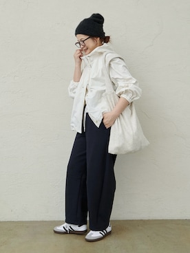 「PUAL CE CIN（ピュアルセシン）のアイテム」を使った、norico さん（レディース・160cm）の春コーディネート