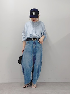 「PUAL CE CIN（ピュアルセシン）のアイテム」を使った、norico さん（骨格ナチュラル・レディース・160cm）の夏コーディネート