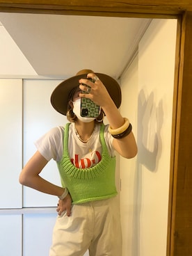 「アイテム（その他トップス）」を使った、A K Iさん（レディース・161cm・20代）の夏コーディネート